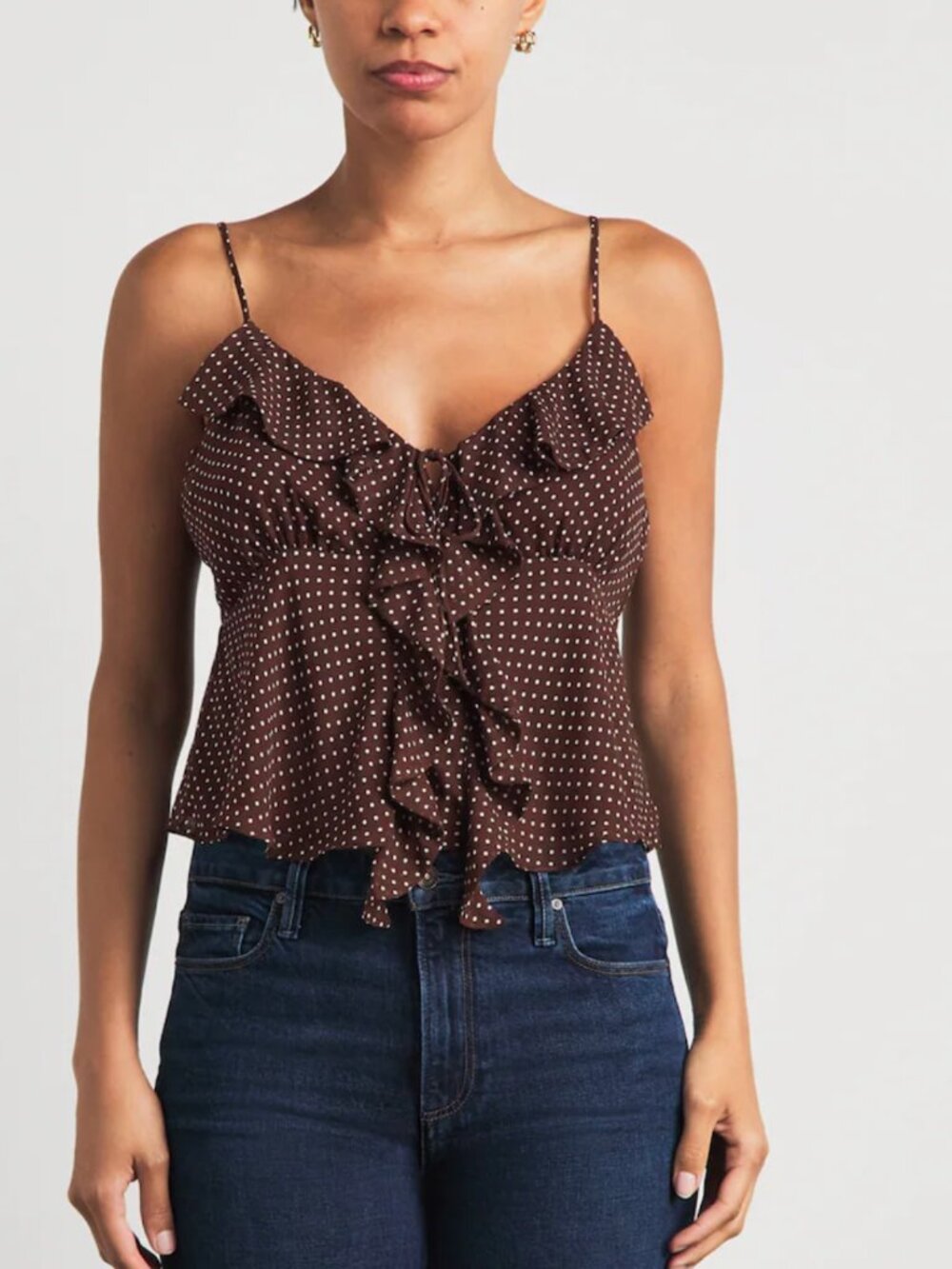 PAIGE Ruffled Indiah Cami Top